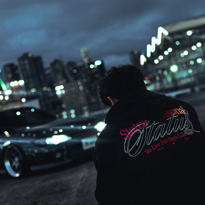 Black "Ch. VI" Graphic Tee